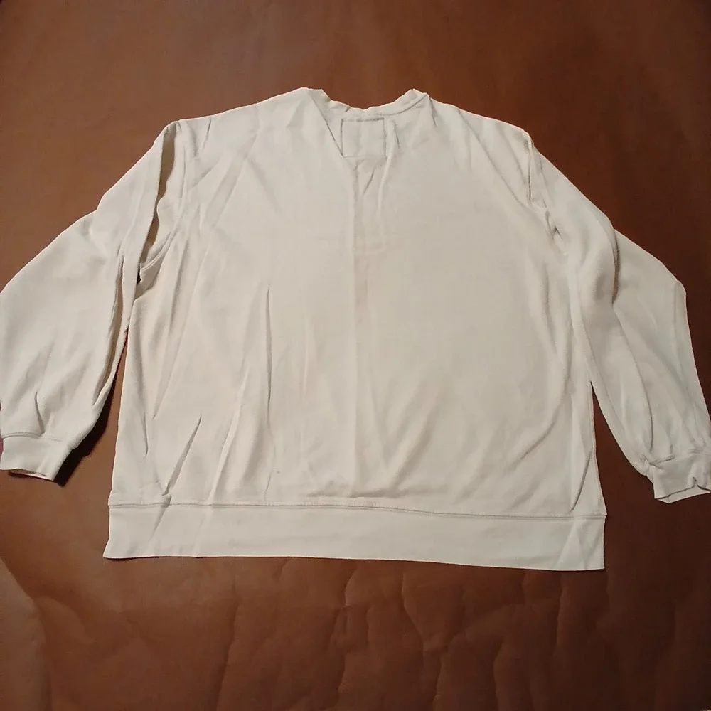 Led Zeppelin 1977 Star Struck Sweatshirt Medium Beige Pink Music